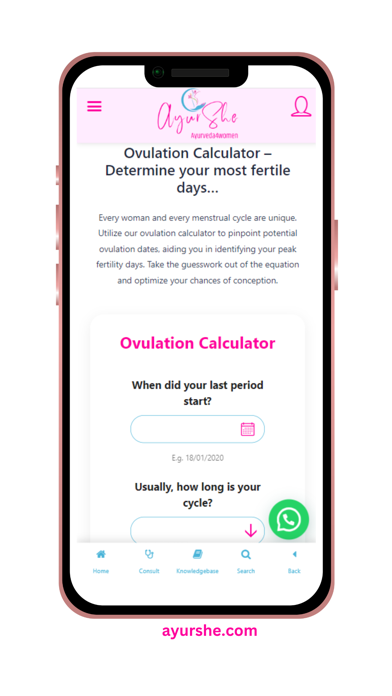 AyurShe - Ayurveda4Women Screenshot