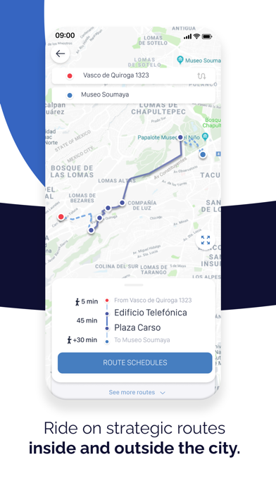 Urbvan - Commutes App Screenshot