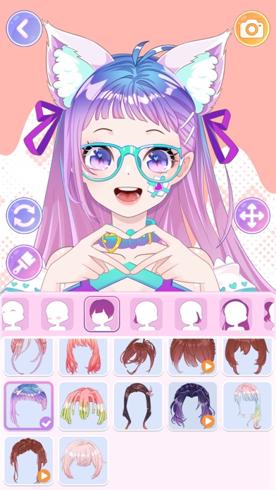 Anime Doll Avatar Maker Game Screenshot