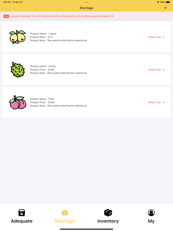 Screenshot #5 pour FruitInventory-Management Tool