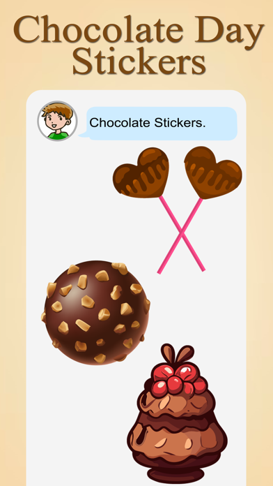 Screenshot #3 pour Chocolate Day Stickers