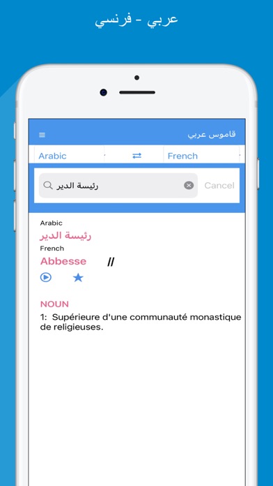 Arabic Dictionary Screenshot