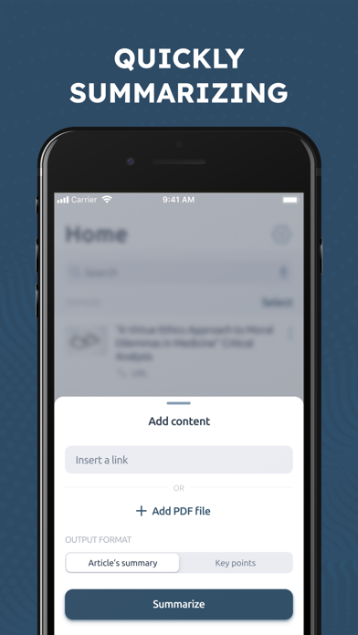 Screenshot #3 pour AI Content Summary: Essncer