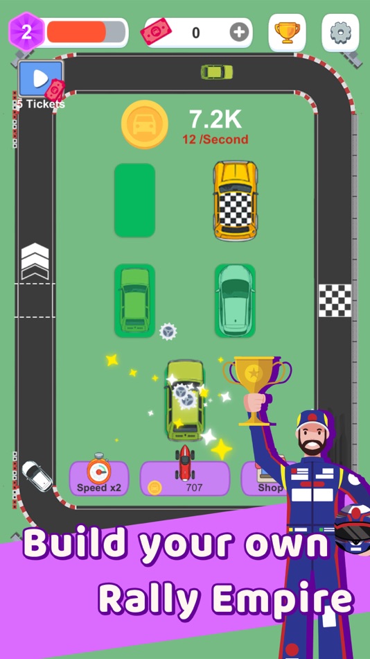 #1. Merge Rally Car (iOS) By: 晓杰 王