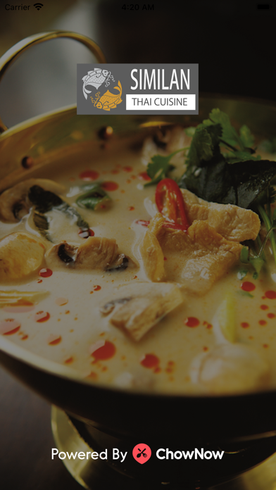 Similan Thai Cuisine Screenshot