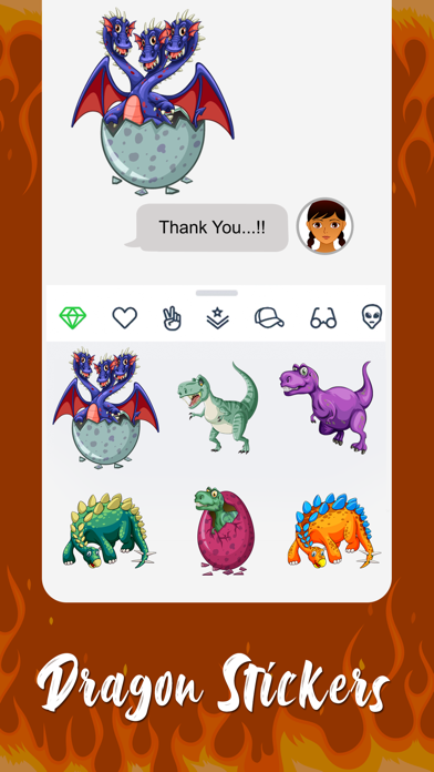 Dragon Adventure Sticker Pack Screenshot
