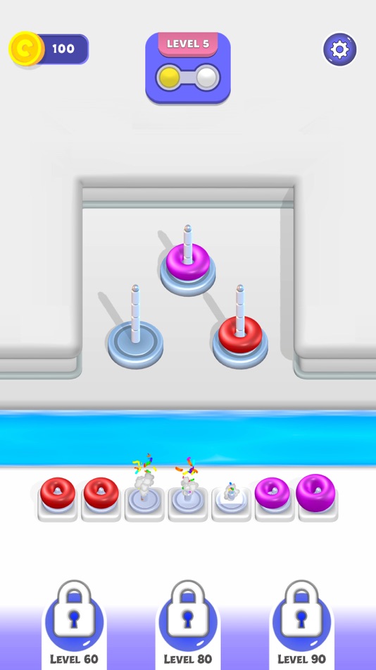 #4. Sort Merge 3D (iOS) 来自: omer cetin
