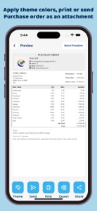 PO - Purchase Order Generator screenshot #5 for iPhone