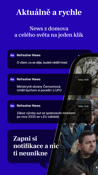 Refresher News Česko Screenshot