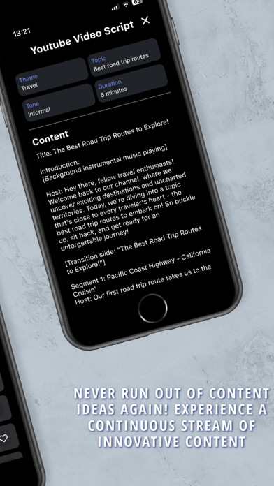 ContentGenius for Influencers Screenshot