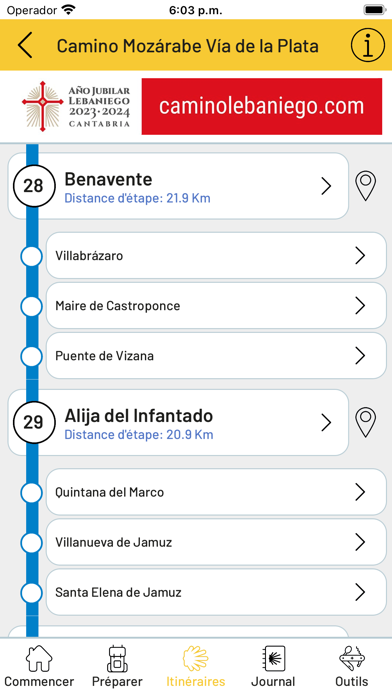Screenshot #2 pour Camino Assist pèlerin Santiago