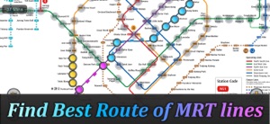 Singapore MRT Map Route screenshot #1 for iPhone