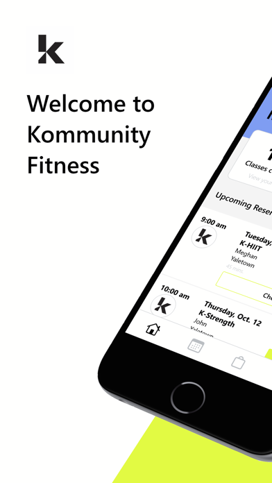Kommunity Fitness Screenshot