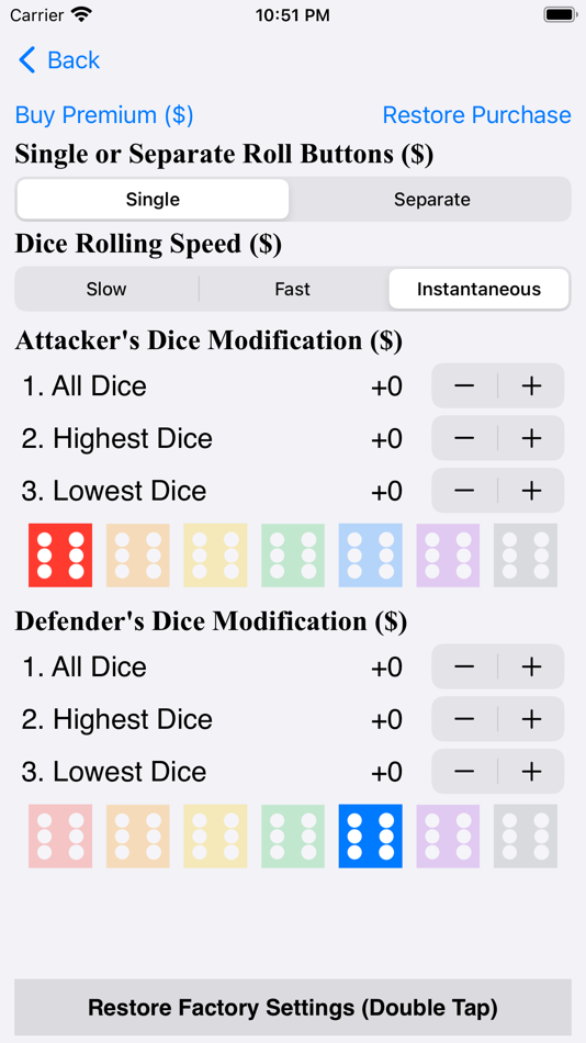 #6. Risk Dice Roller + Probability (iOS) 由: Gwo Dong Yu