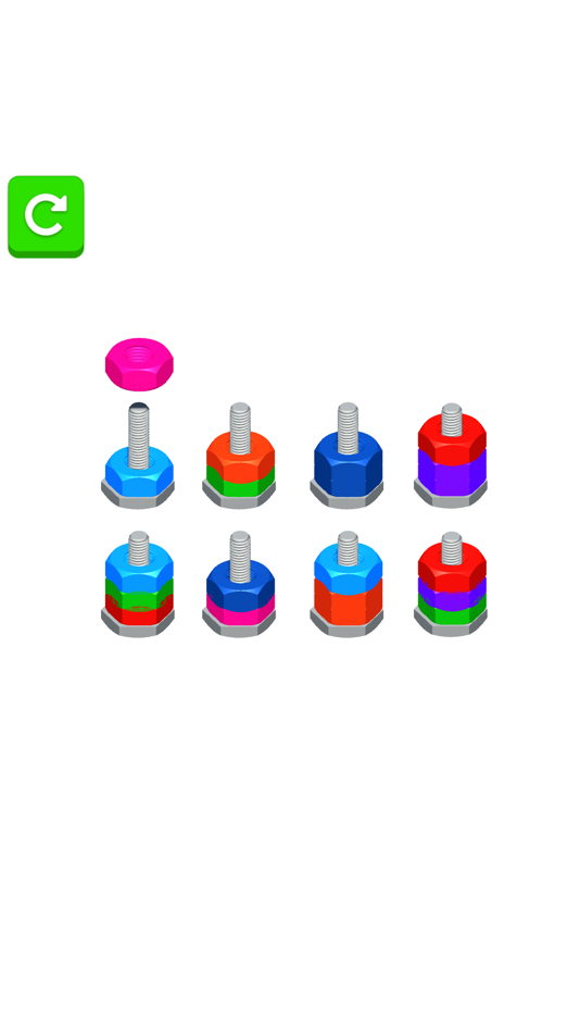 #2. Screw Stack 3D - Bolts Puzzle (iOS) 由: Quang Mai duc