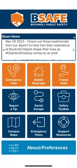 Game screenshot BSAFE- Bucknell U's Safety App apk