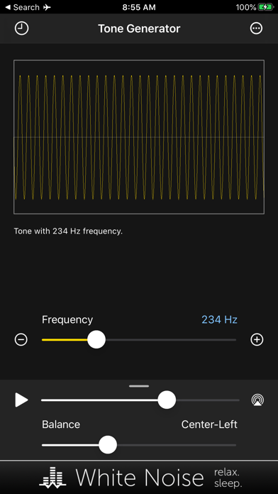 Screenshot #2 pour Tone Generator: Audio Sound Hz