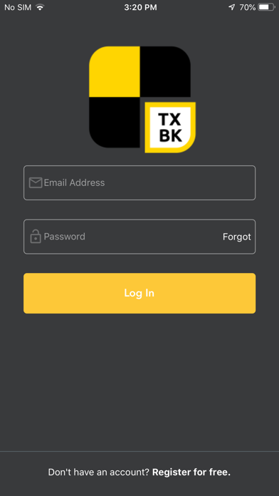 Taxibook Screenshot