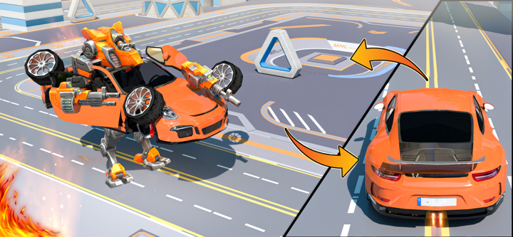 Car Robot Transform - Strike screenshot 1