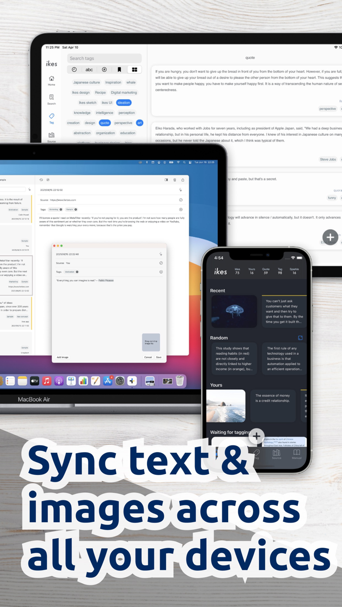 Ikes idea note management
