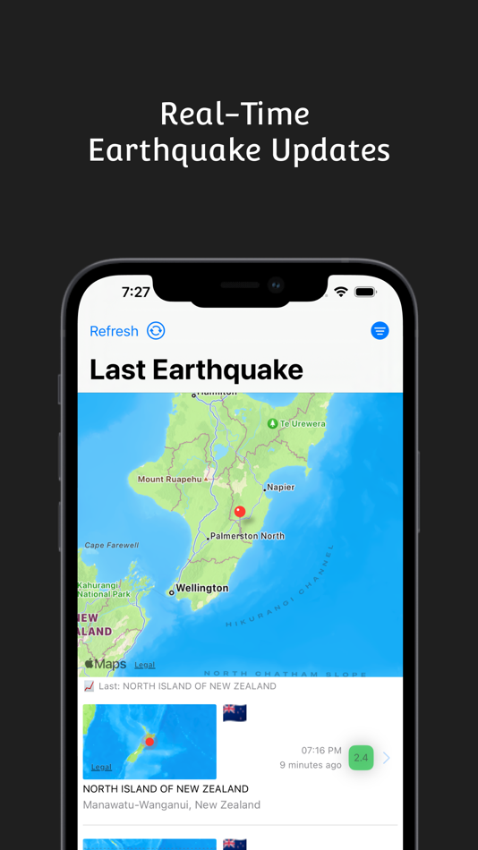 Earthquake Alerts Tsunami Map - 1.2.6 - (iOS)