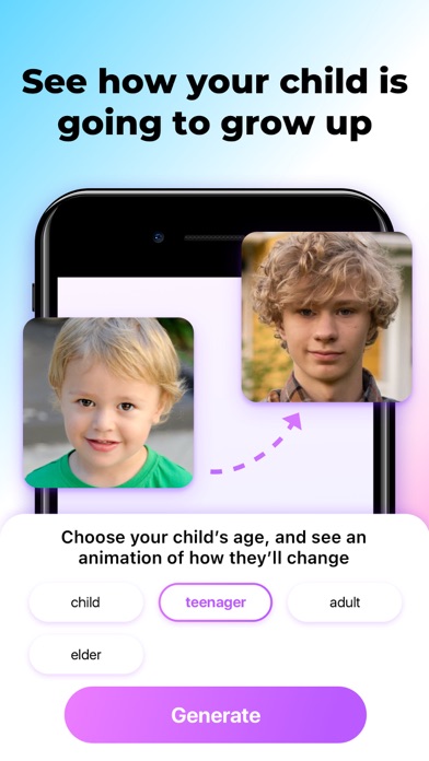 Baby Generator: AI Face Mix Screenshot 3 - AppWisp.com Baby Generator: AI Face Mix Screenshot 3 - AppWisp.com