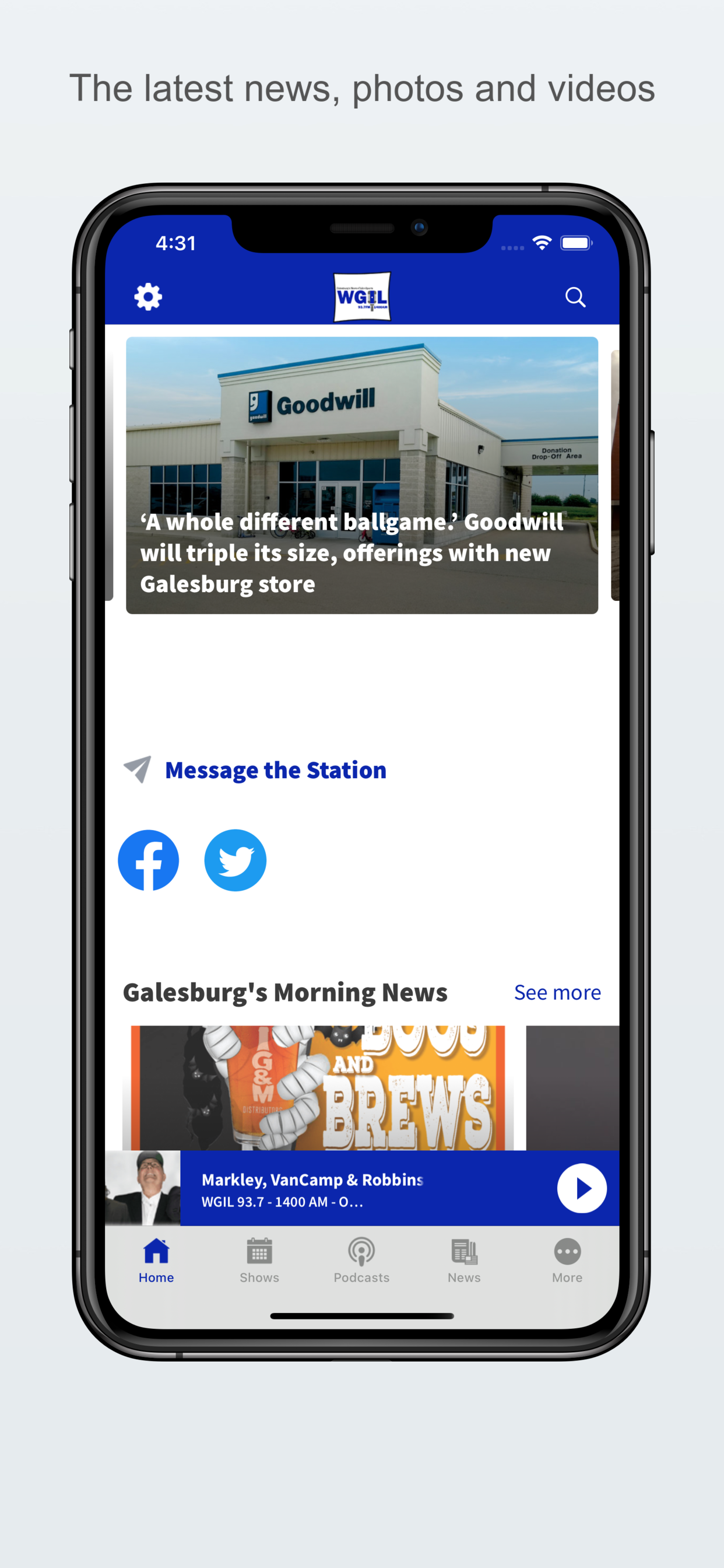 WGIL Galesburg News