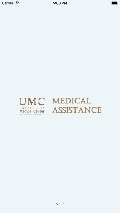 UMC Medical Assistance Screenshot
