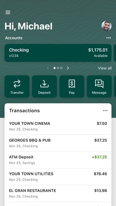 Screenshot 1 of Maui County FCU Mobile App