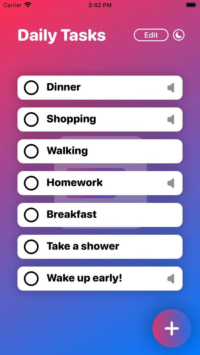 Daily Tasks and Voices