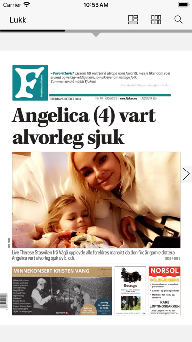 Fjuken eAvis Screenshot