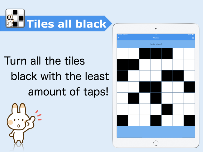 Tiles all black-Brain training