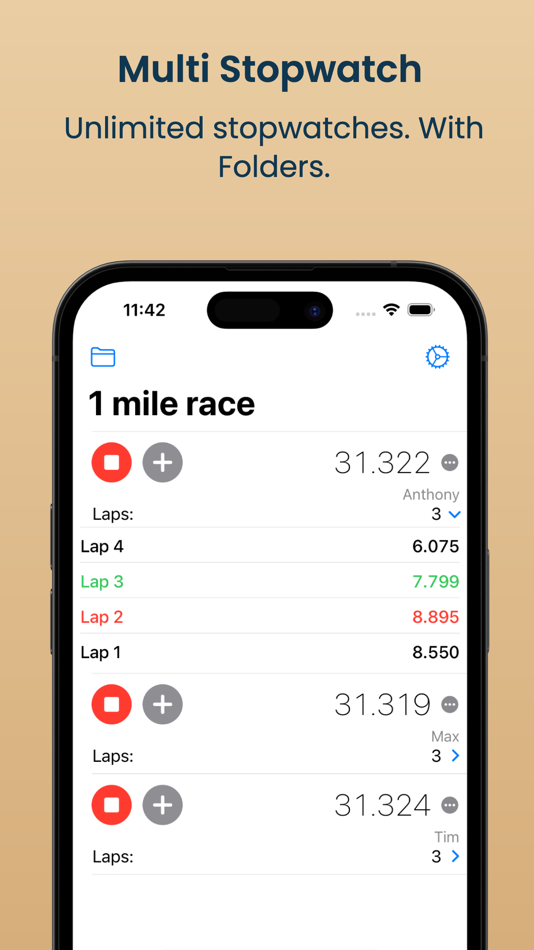 #3. Stopwatch° (iOS) 由: Kai Oelfke