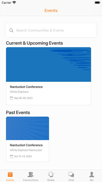 Nantucket Conference (ACK2023) Screenshot