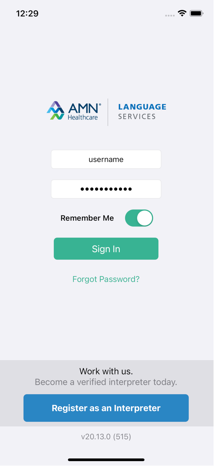 AMN InPerson Interpreting