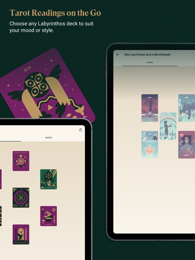 Labyrinthos Tarot Reading on the App Store