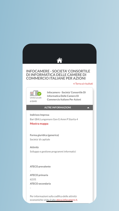 registroimprese.it Screenshot