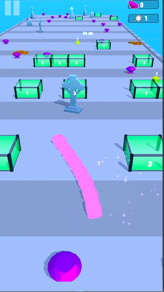 #7. Snake Train vs Blocks Run (iOS) 由: DELUXE ENTERTAINMENT STUDIOS LTD