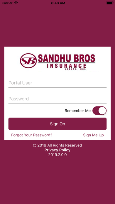 Sandhu Bros Insurance Agency Screenshot
