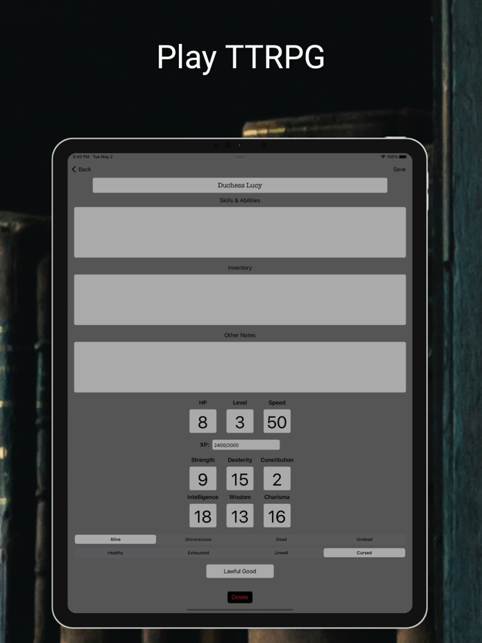 Sidekick - Writing  TTRPG