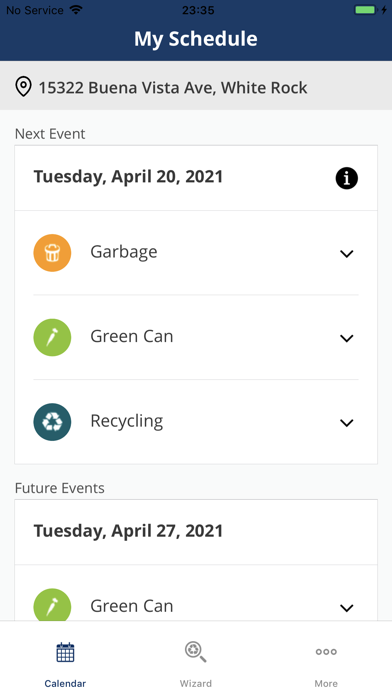 White Rock Recycles Screenshot