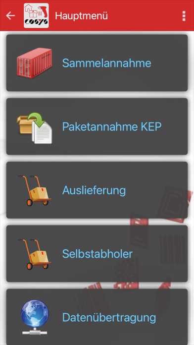 COSYS Postverteilung Screenshot
