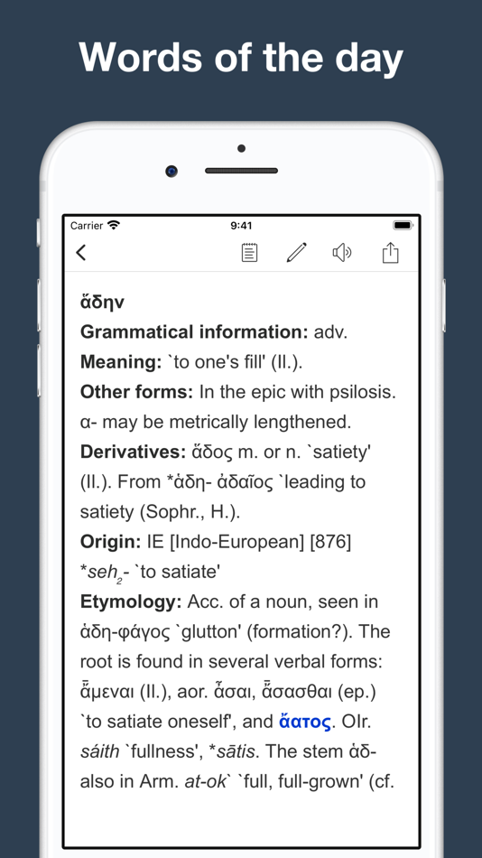 #6. Greek Etymology Dictionary (iOS) 由: Trang Hoai