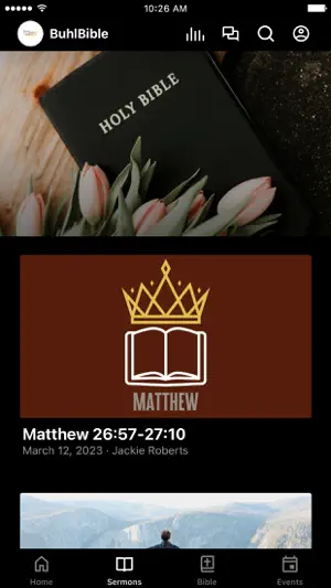 Buhl Bible Church screenshot 2