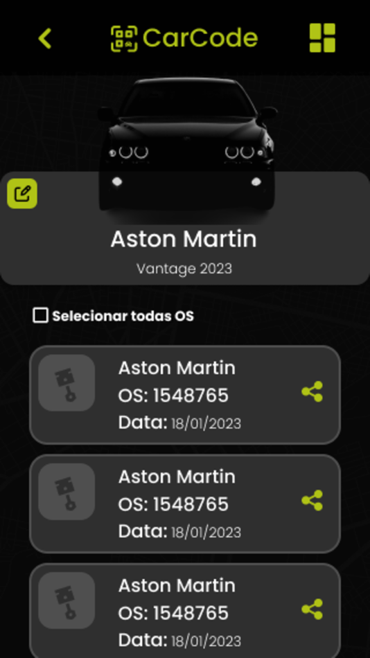 #5. CarCode (iOS) Podle: Rsx Global Tecnologia da Informacao LTDA