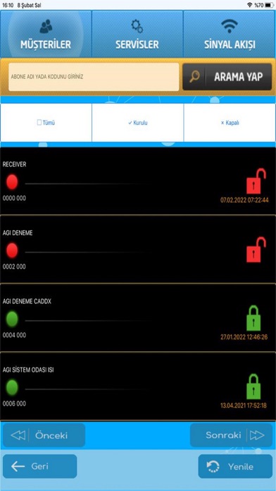 Güvencem Alarm Merkezi Screenshot