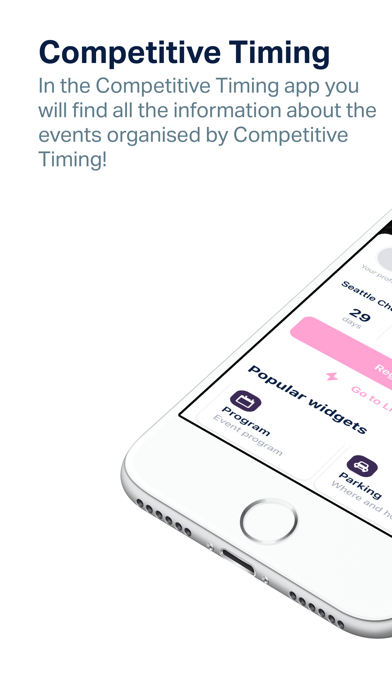 Competitive Timing app Screenshot