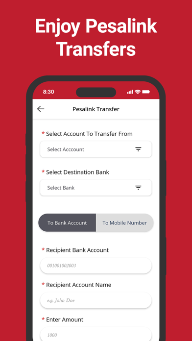 Kingdom Sacco Mobile App Screenshot