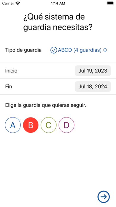 MIP Calendario Lite Screenshot