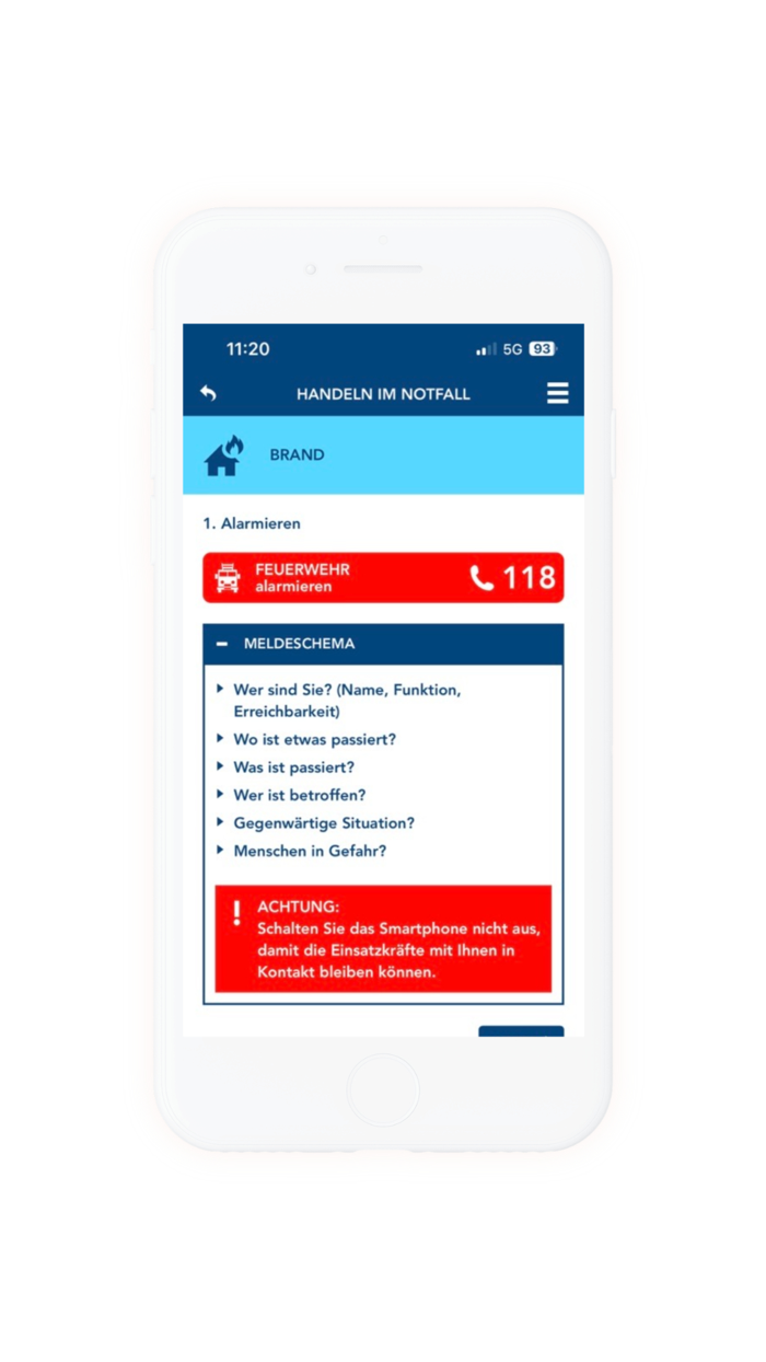 Notfall-App für Schulen